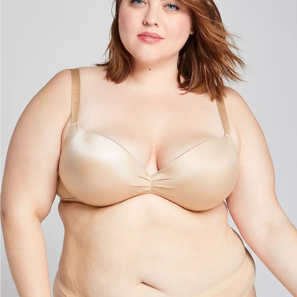 NWT Lane Bryant/Cacique Max Boost Plunge Bra in Café Color (Multiple Sizes!!)